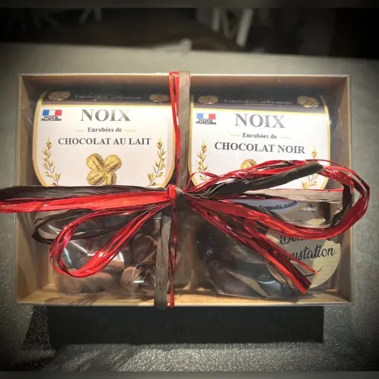 Duo Noix au chocolat - Coffret 200g