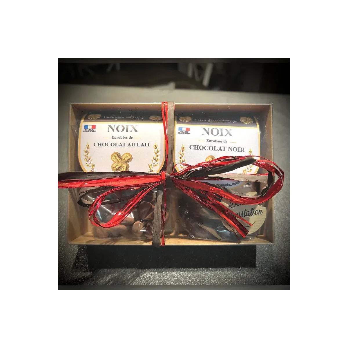 Duo Noix au chocolat - Coffret 200g