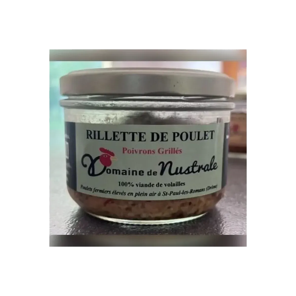 Pot de rillettes poivrons