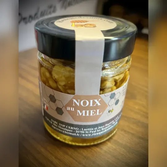 Noix au Miel d'acacia - Pot de 250g