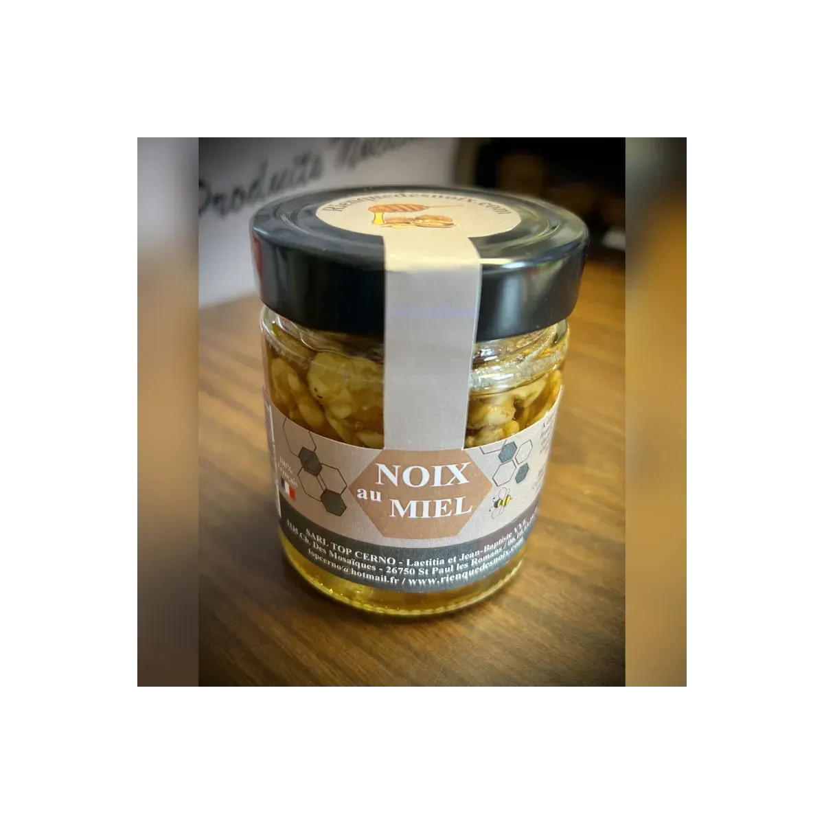 Noix au Miel d'acacia - Pot de 250g