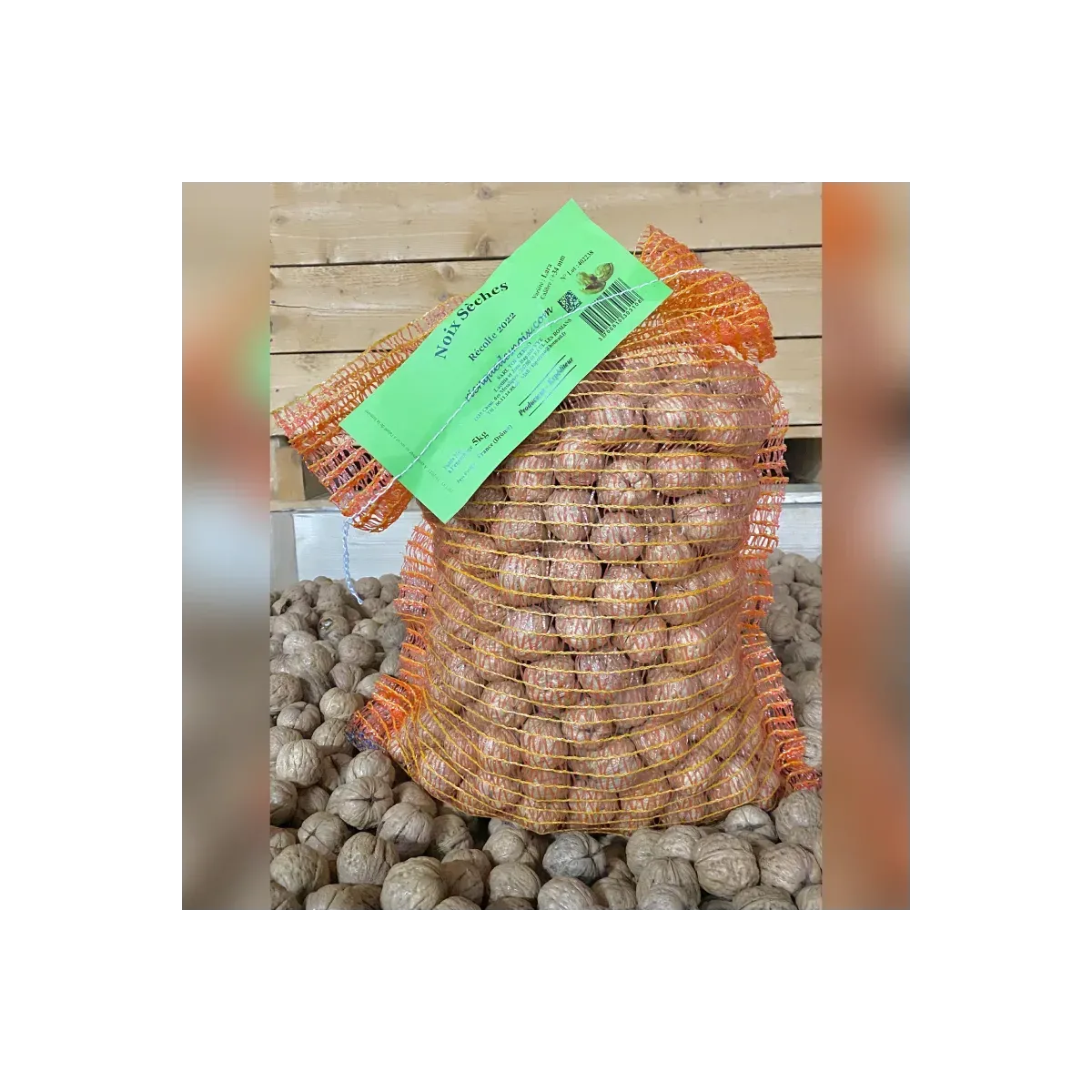 Noix sèches LARA - Filet de 5Kg (calibre +34)