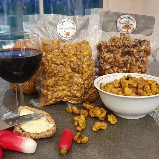 Lot d'Apéri'Drômois Curry & Herbes de Provence 200g (x2)