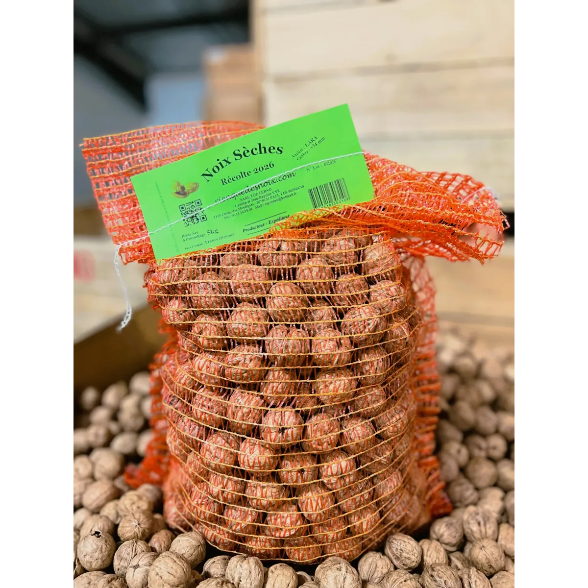 Noix LARA +34 - Filet de 5kg