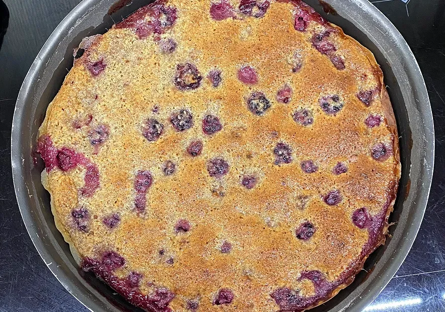 Gratin de mûres à la Poudre de Noix